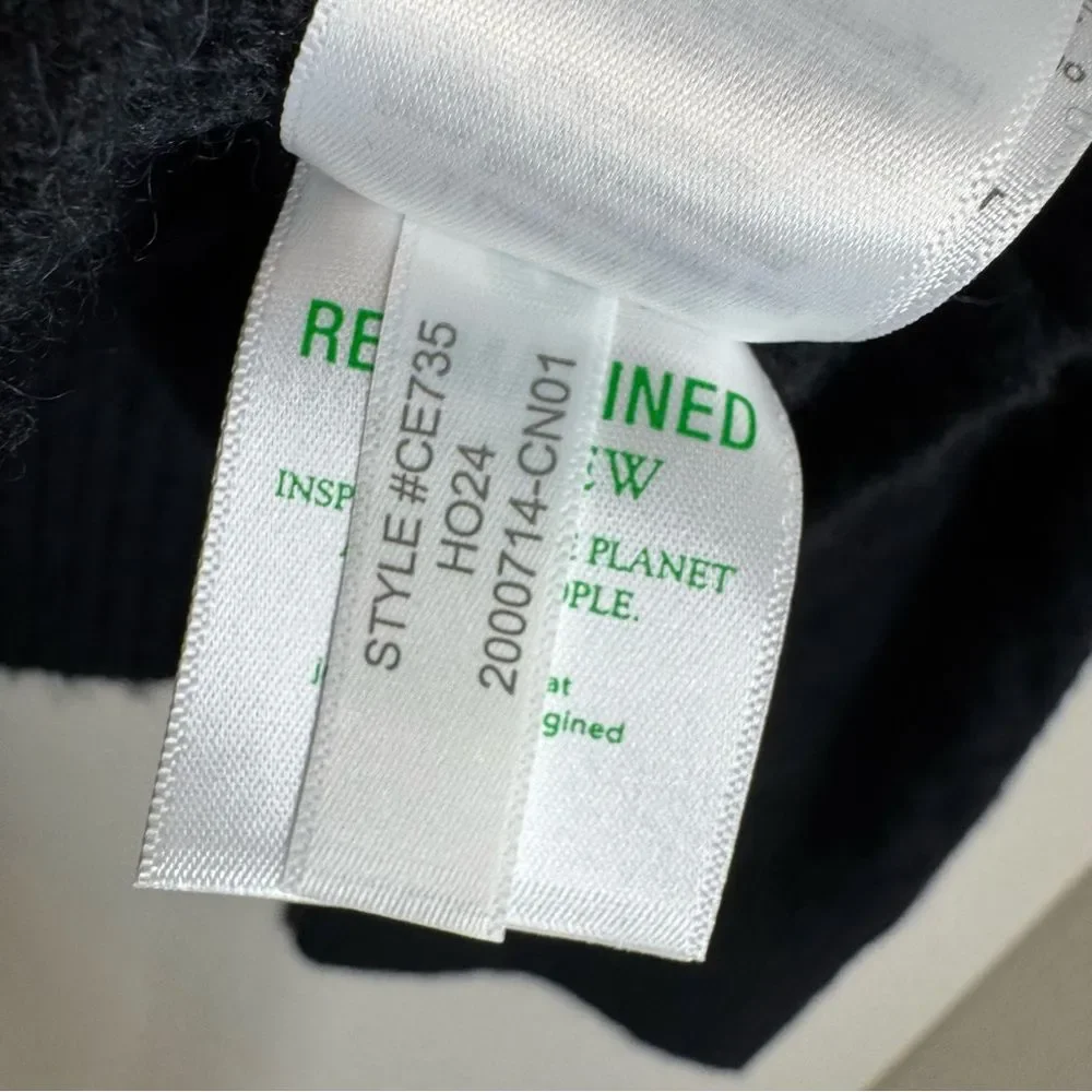 J. Crew Cable Knit Sweater Buttons Supersoft Yarn Alpaca Wool Blend XL CE735